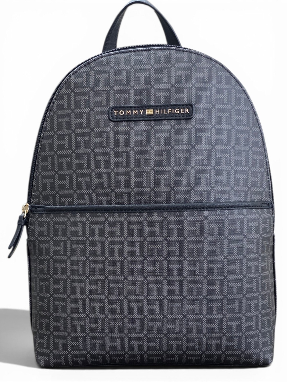 Tommy Hilfiger Black Monogram Backpack